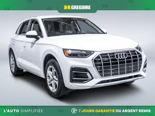 2023 Audi Q5 Komfort AWD AUTO AC CUIR MAGS CAM RECULE BLUETOOTH White