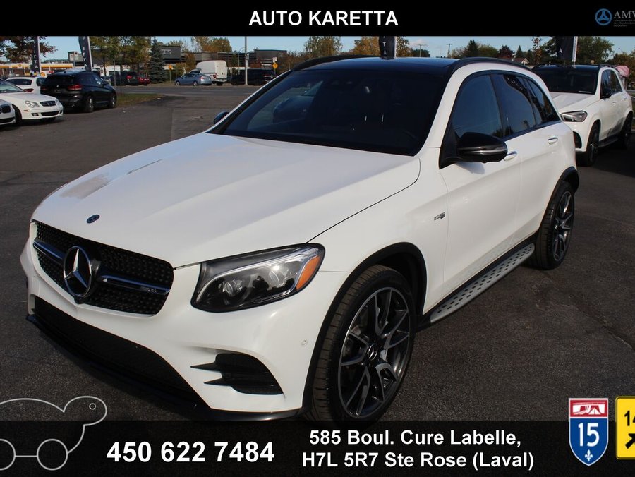 Mercedes-Benz GLC 43 43 Amg sport Night Pack panoramic navi led mags 21' 2019 Blanc