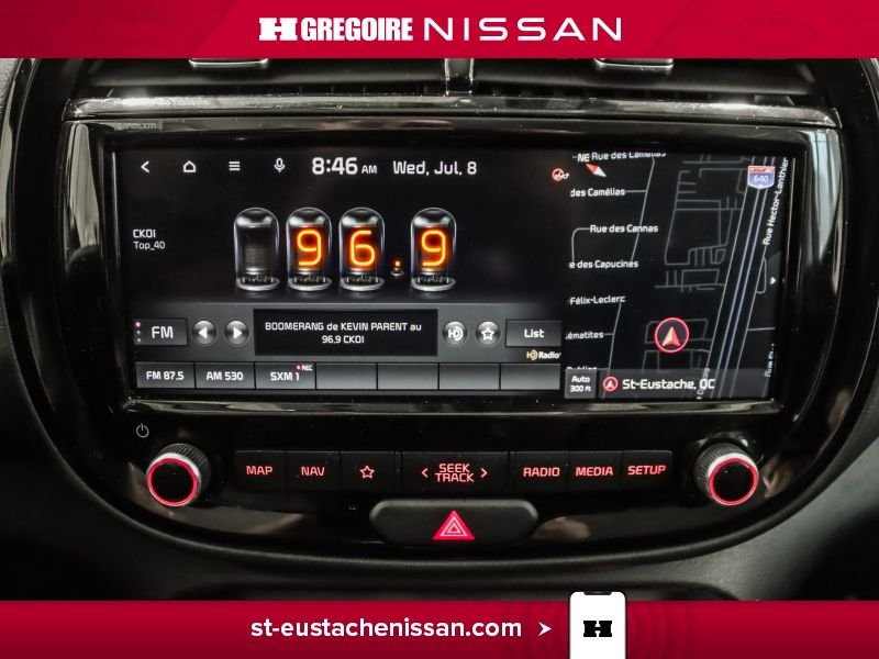 Kia Soul SE4477 | EV Premium CUIR ELECTRIQUE APPLE CARPLAY 2022 Bleu Laval - photo #17