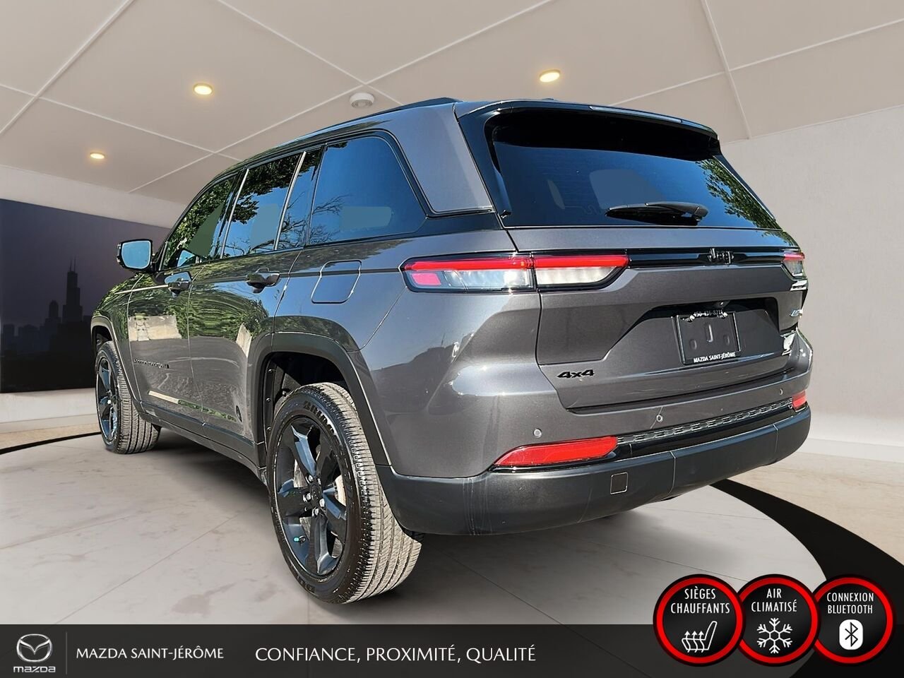 Jeep Grand Cherokee Altitude | GROUPE REMORQUAGE | CUIR | 2025 Gris Saint-Jérôme - photo #8