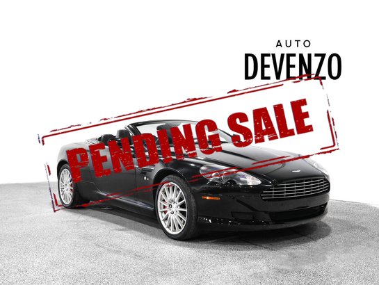 Aston Martin DB9 Volante Convertible V12 2009 Noir