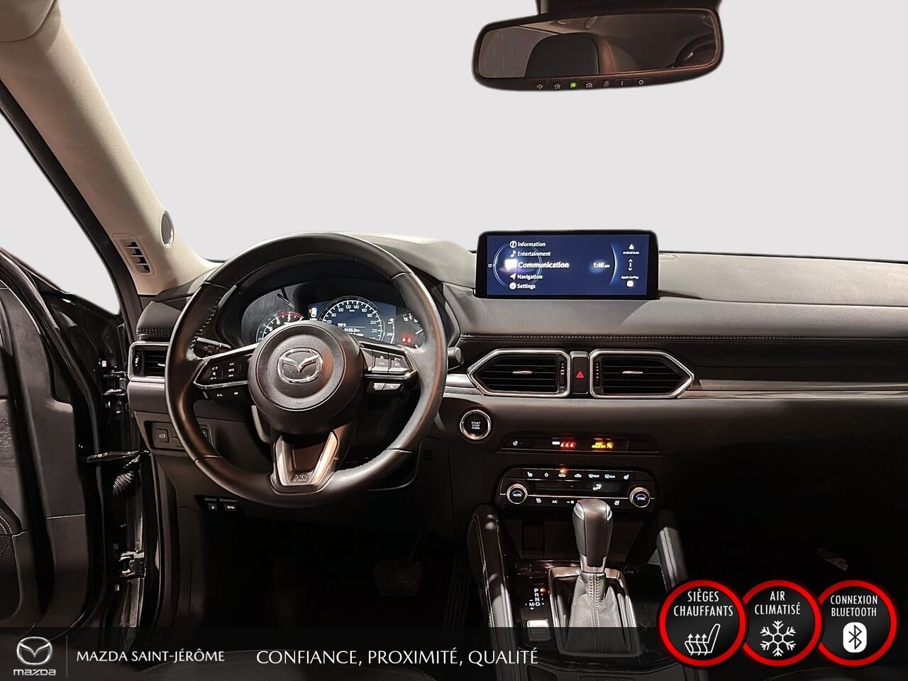 Mazda CX-5 GT | TOIT OUVRANT | CUIR | AWD | 2025 Noir Saint-Jérôme - photo #23