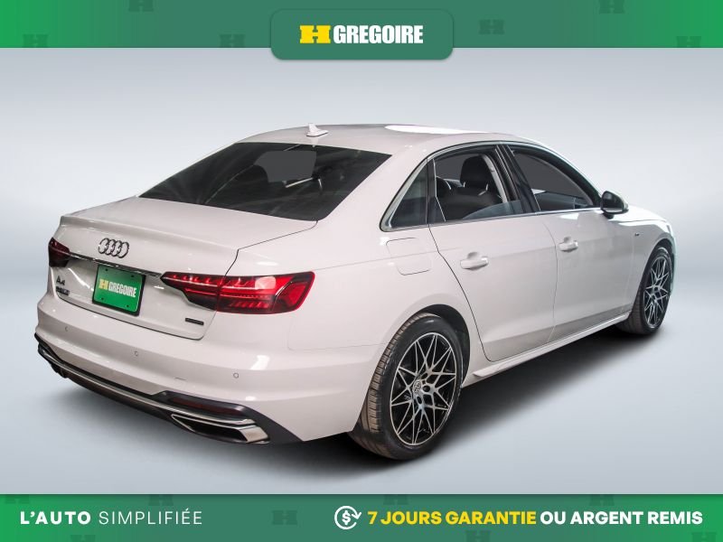 Audi A4 821431 | PROGRESSIVE AWD AUTO A/C CUIR TOIT NAV MAGS 2020 Blanc Laval - photo #7