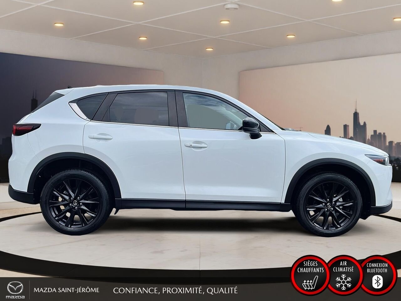 2022 Mazda CX-5 White Ste-Agathe des Monts - photo #4