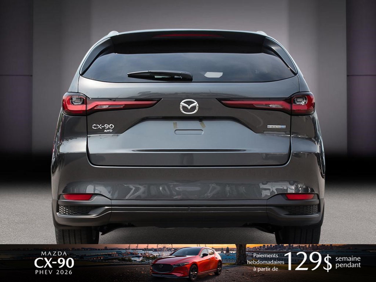 2026 Mazda CX-90 PHEV JM3KKBHA3T1417128 Machine Grey Metallic Mirabel - photo #4