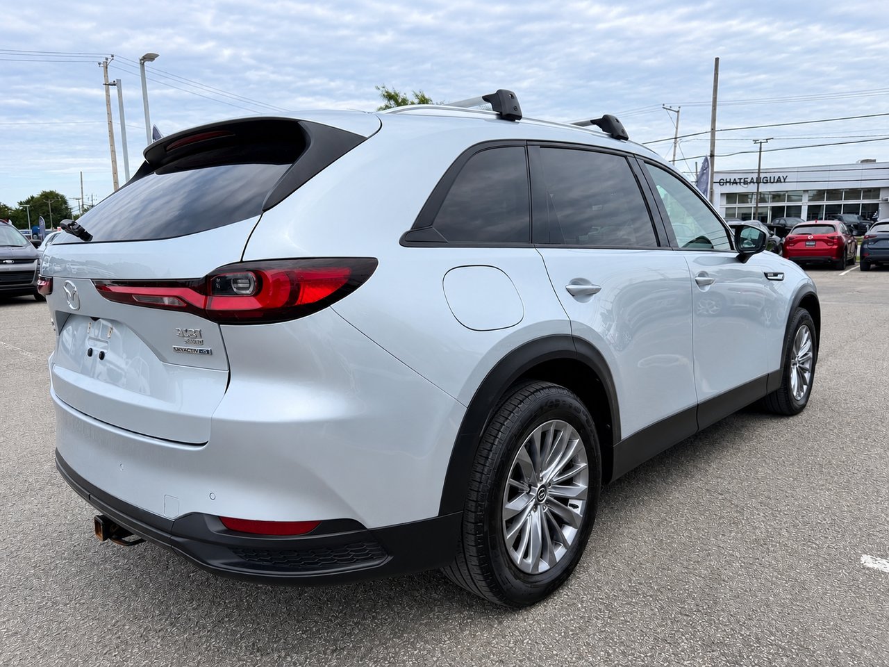 Mazda CX-90 hybride rechargeable GS-L 2024 Argent Châteauguay - photo #3