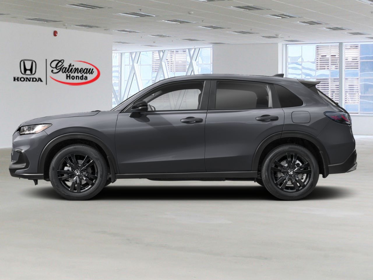 2027 Honda HR-V Sport Traction Intégrale ACIER MODERNE MÉTALLISÉ(NH-797M)-NOIR Gatineau - photo #2