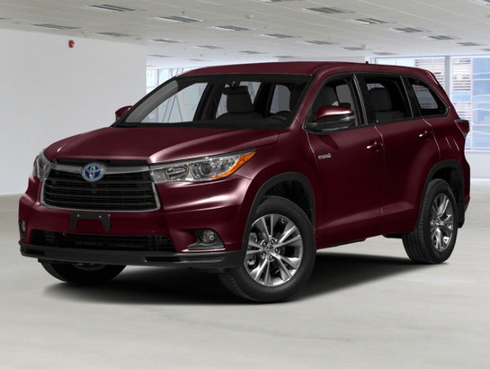 TOYOTA HIGHLANDER HYBRID LIMITED Traction intégrale 4 portes Limited 2016 Rouge