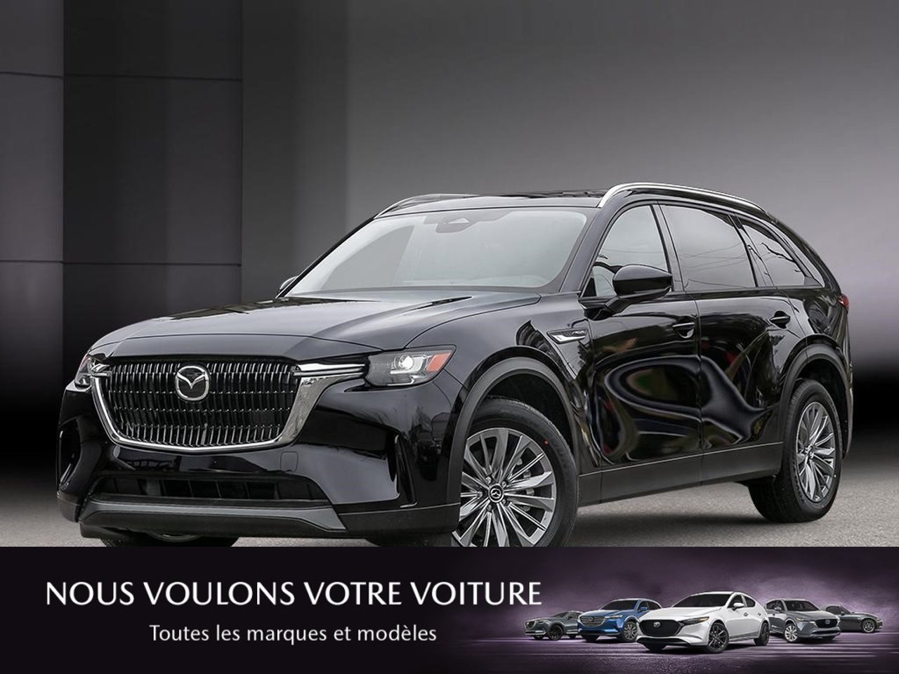 2026 Mazda CX-90 PHEV JM3KKCHAXT1377071 Jet Black Mica Mirabel - photo #0