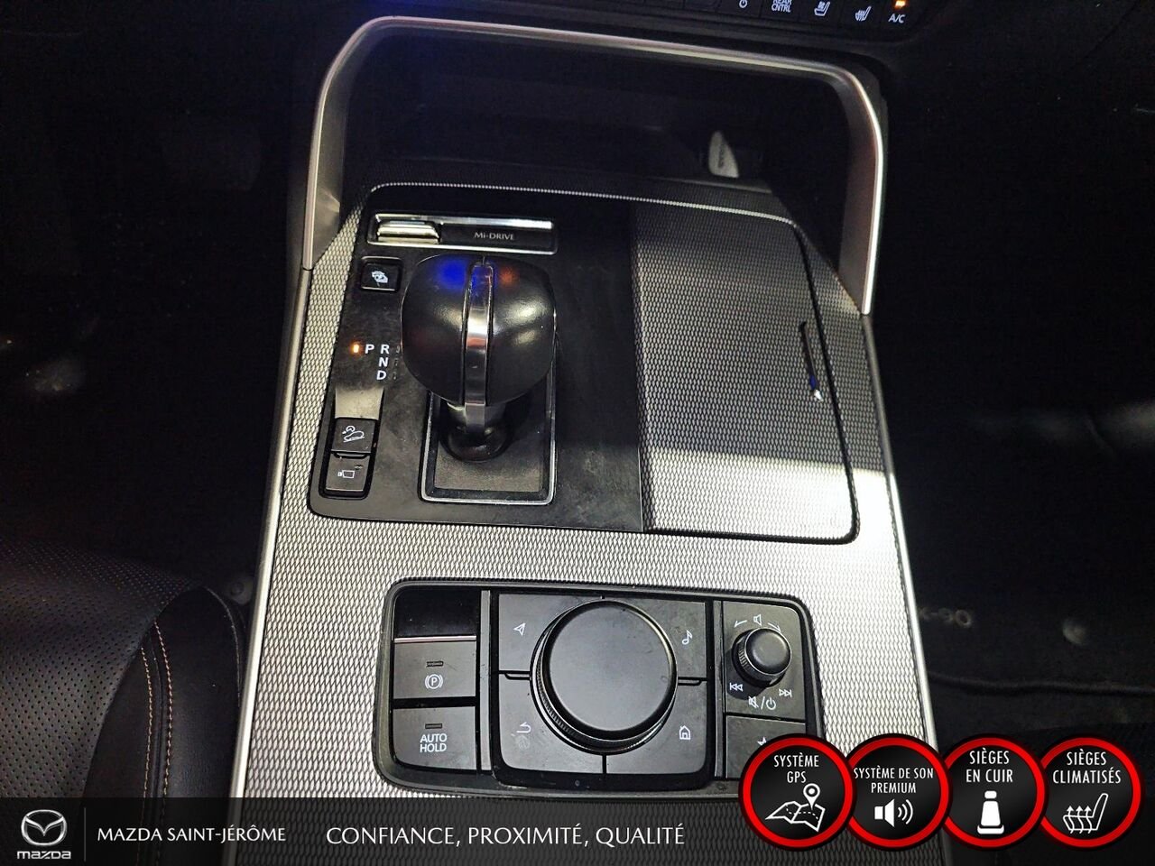 Mazda CX-90 hybride rechargeable GT hybride rechargeable | CUIR NAPPA | TOIT 2 RANGÉES | BOSE 12 HP | AWD | 3e RANGÉE 2025 Noir Saint-Jérôme - photo #18