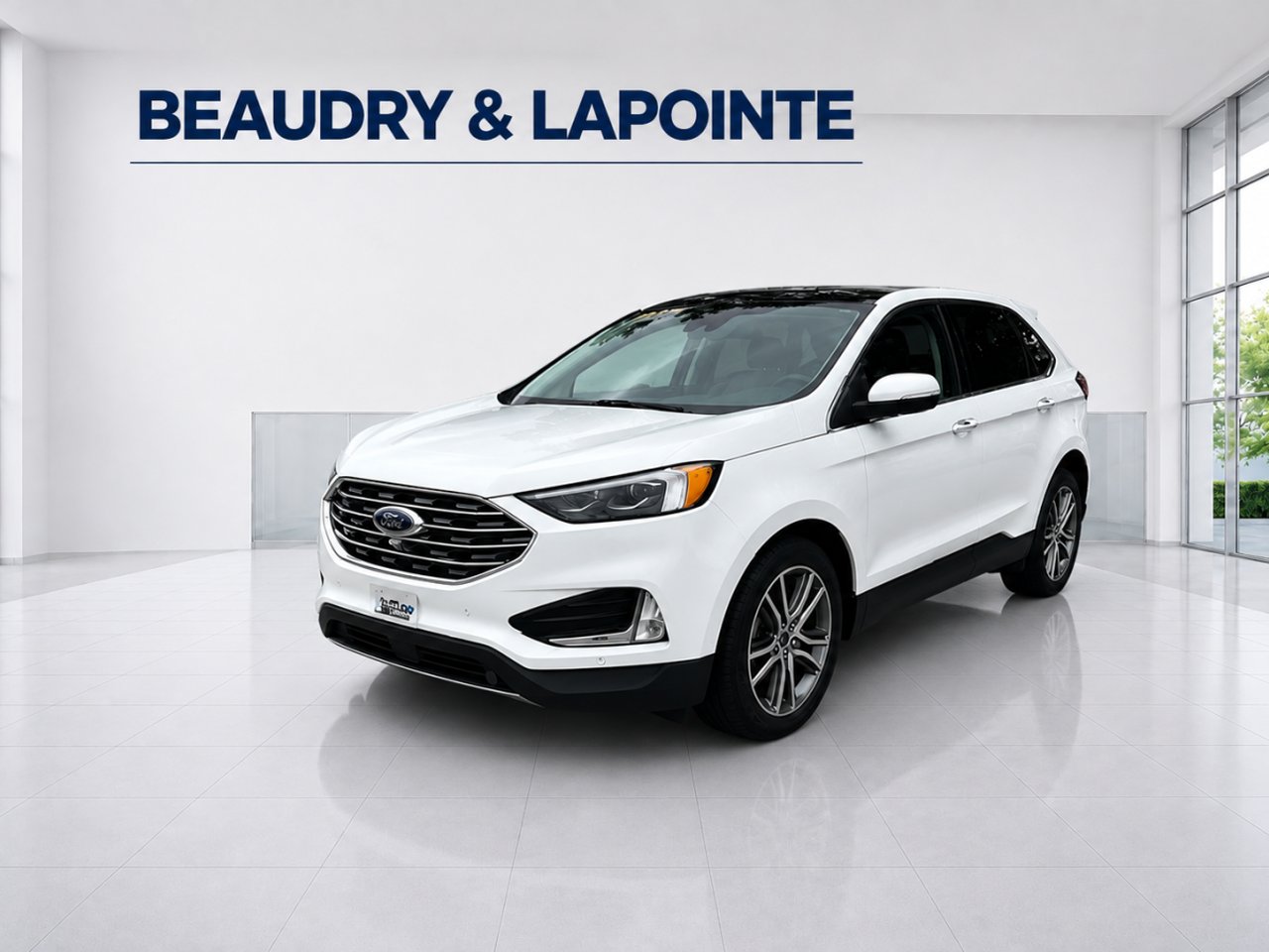 2022 Ford Edge White La Sarre - photo #2