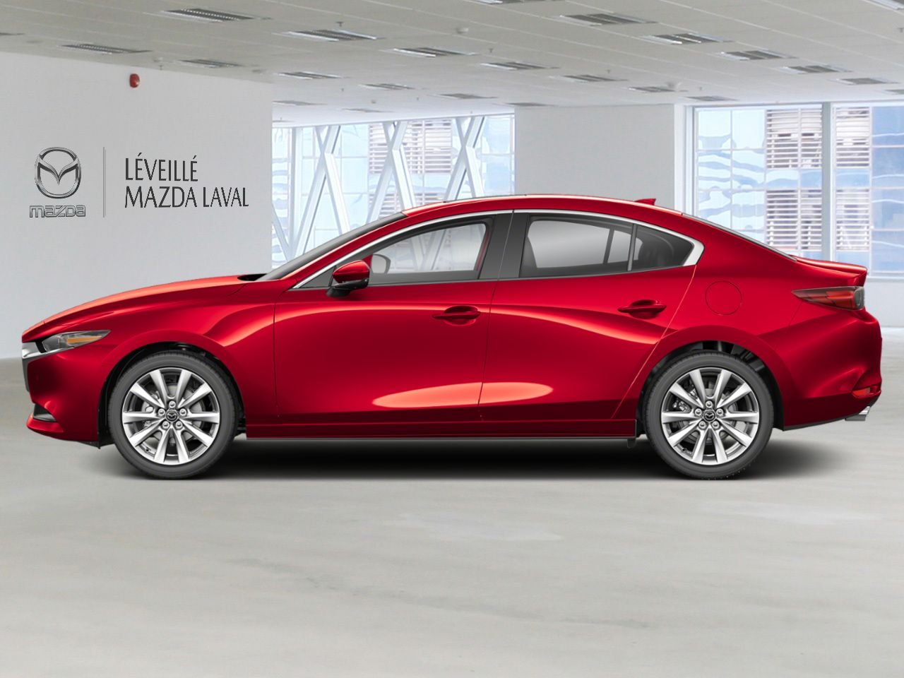 Mazda Mazda3 GT TI i-ACTIV BA 2025 Rouge vibrant cristal métallisé Laval - photo #1