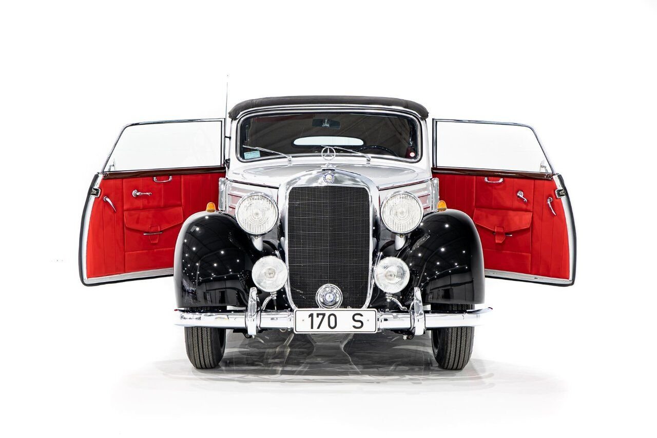 Mercedes-Benz 170S Cabriolet B Wonderfully Presented Old Restoration 1950 Gris Montréal - photo #36