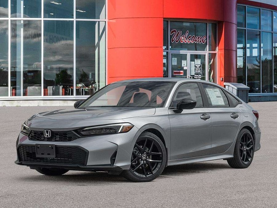 Honda Civic Berline Sport CVT Sedan 2026 Argent reflet solaire métallisé