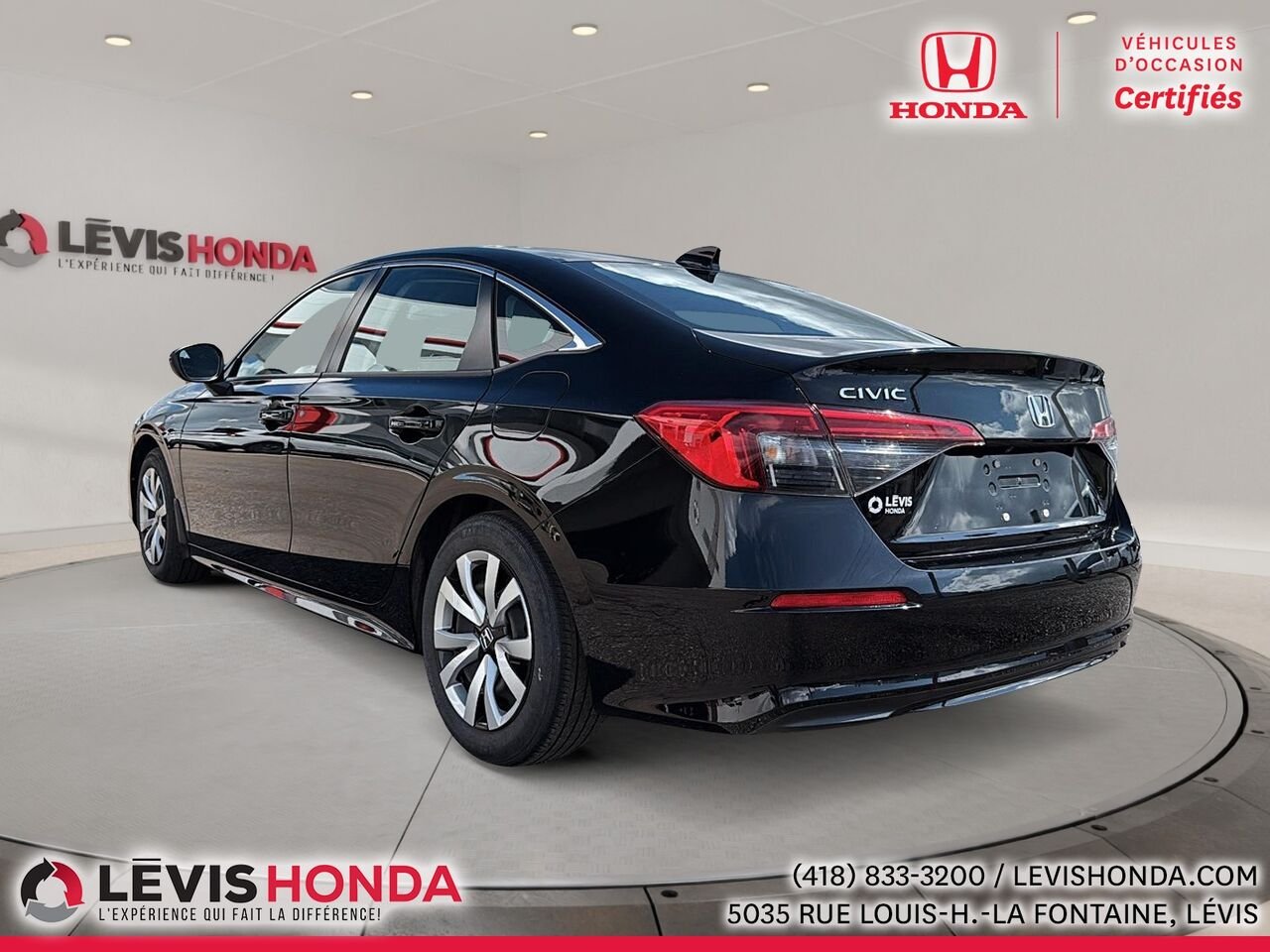 Honda Civic LX LX CVT 2023 Blanc Lévis - photo #11