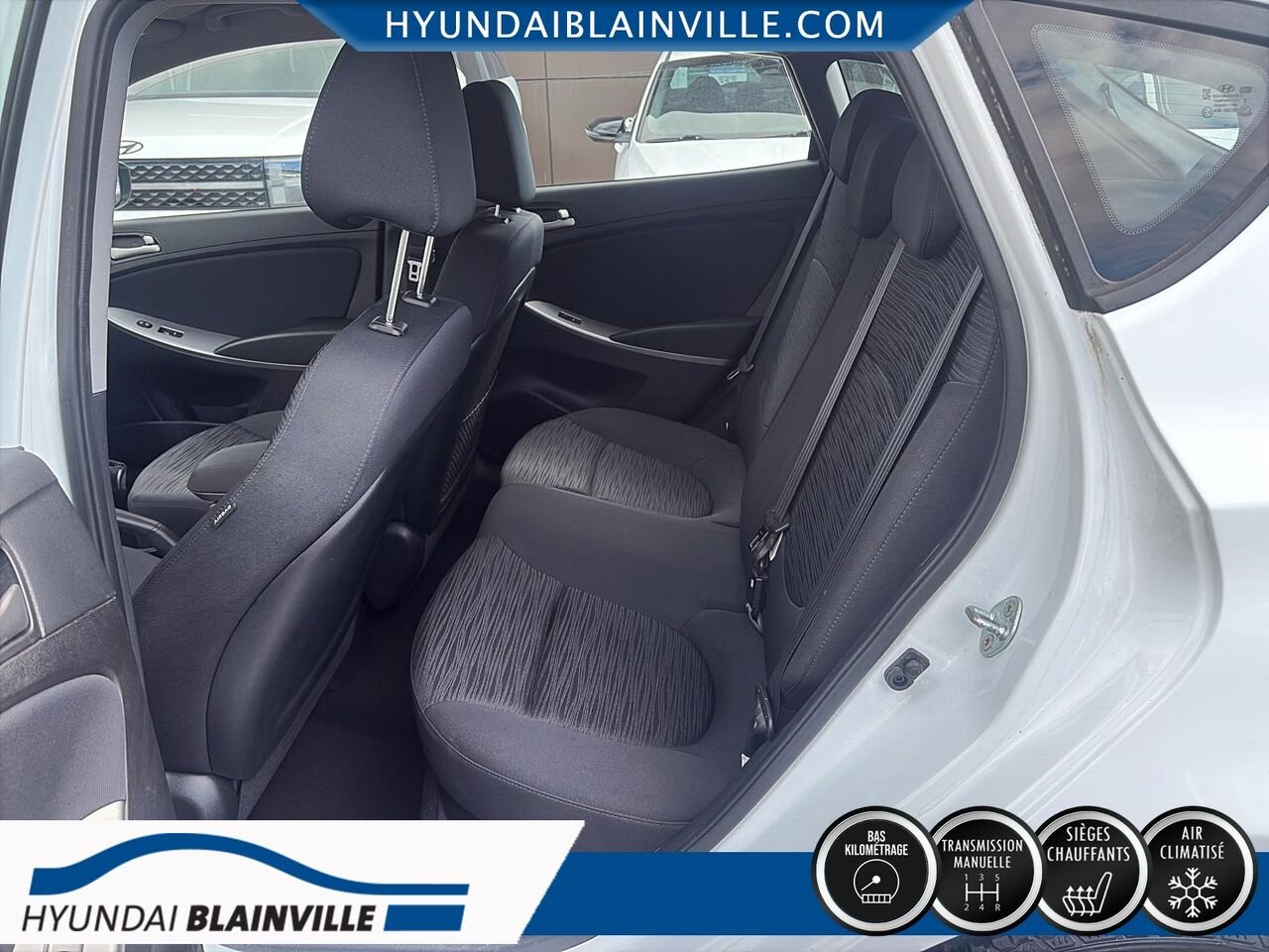 2017 Hyundai Accent White Blainville - photo #9