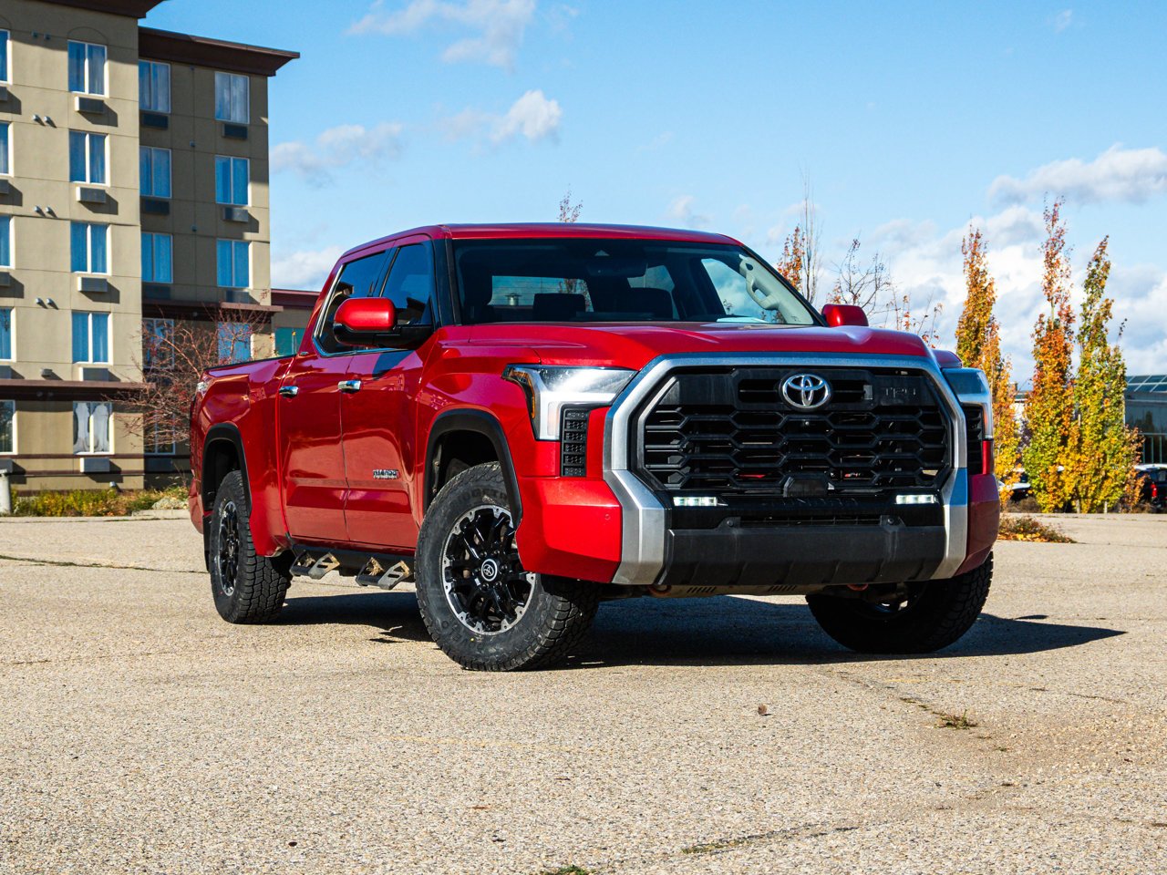 2022 Toyota Tundra 4x4 Crewmax Limited Long Bed Red Sherwood Park - photo #1