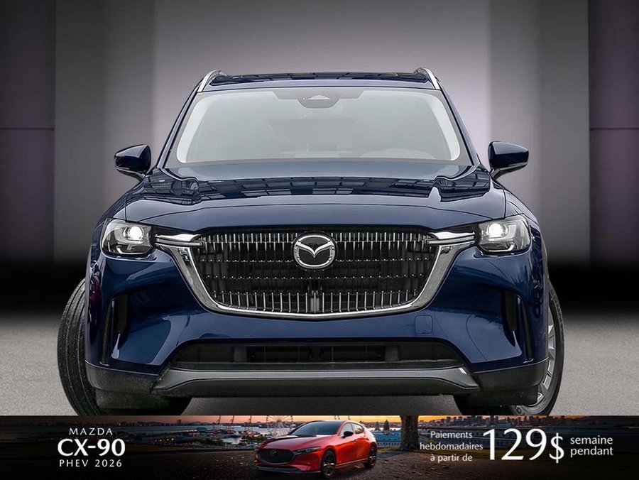 Mazda CX-90 hybride rechargeable 2026 2026 Bleu cristal foncé mica