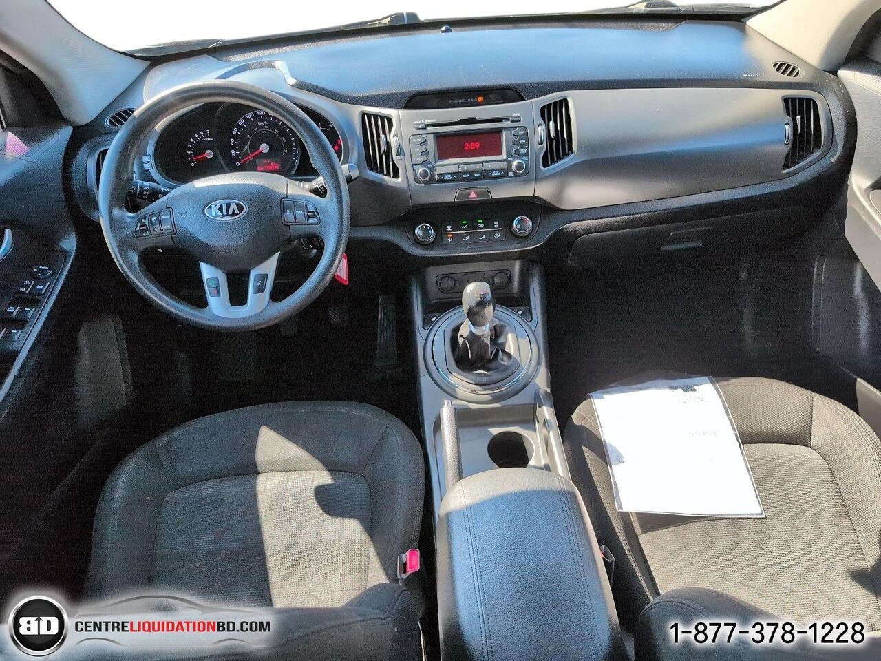 2013 Kia Sportage Traction avant 4 portes, 4 cyl. en ligne, boîte manuelle, LX | BD0368 Black Granby - photo #15