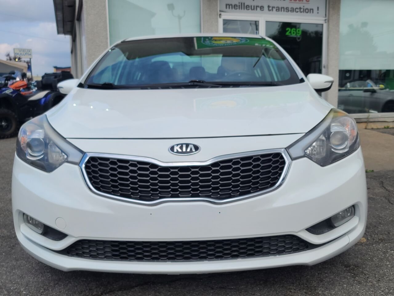 2015 Kia Forte White  - photo #1