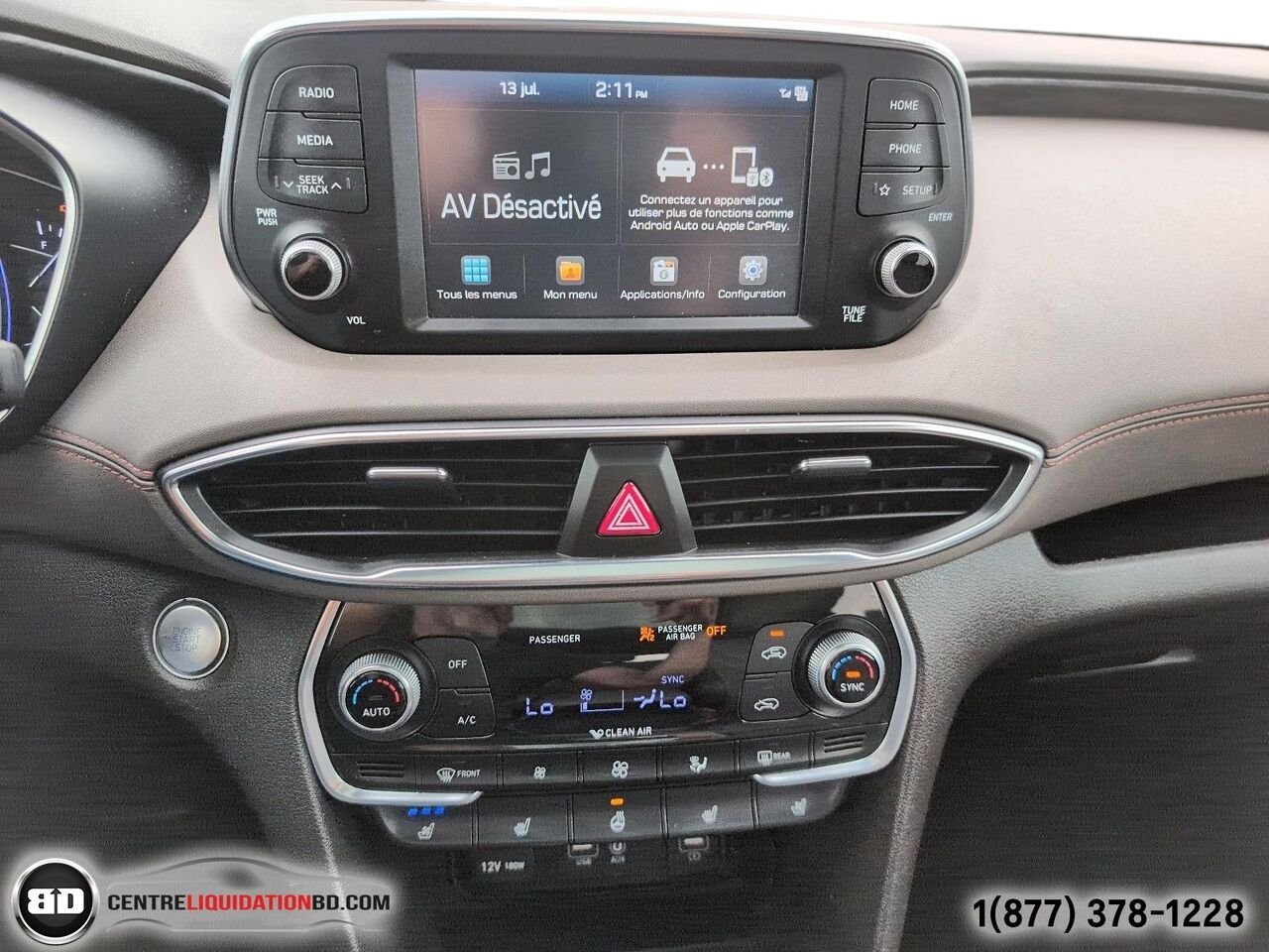 HYUNDAI SANTA FE LUXURY | BD0095 2019 Noir Granby - photo #18