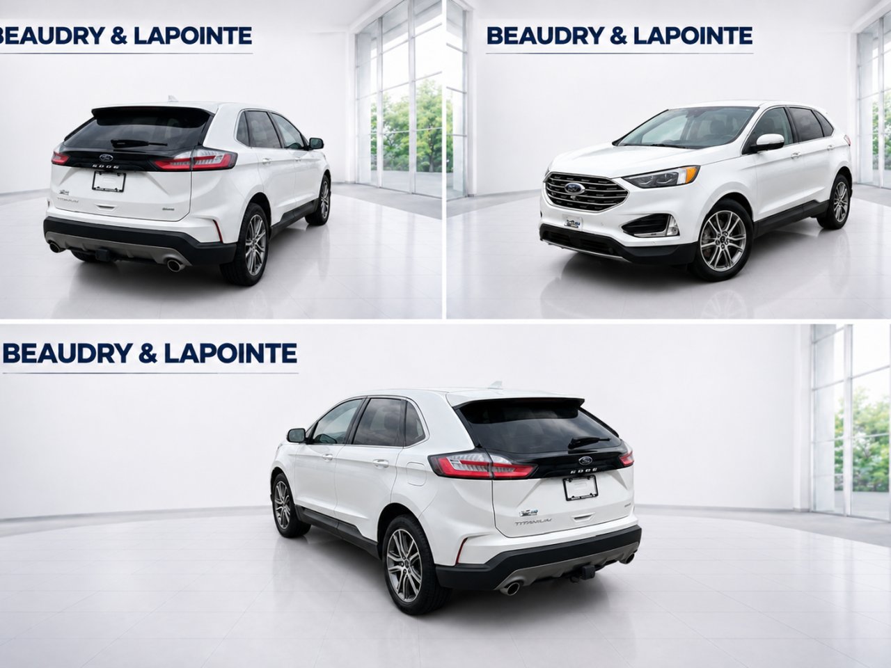 2022 Ford Edge White La Sarre - photo #1