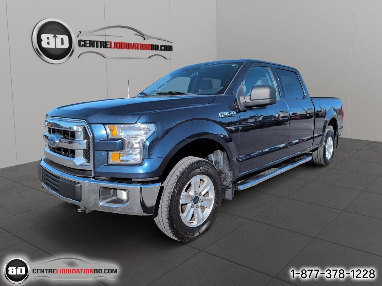 Ford F-150 SuperCrew 4RM 157 po XLT | BD0399 2016 Bleu Granby - photo #0