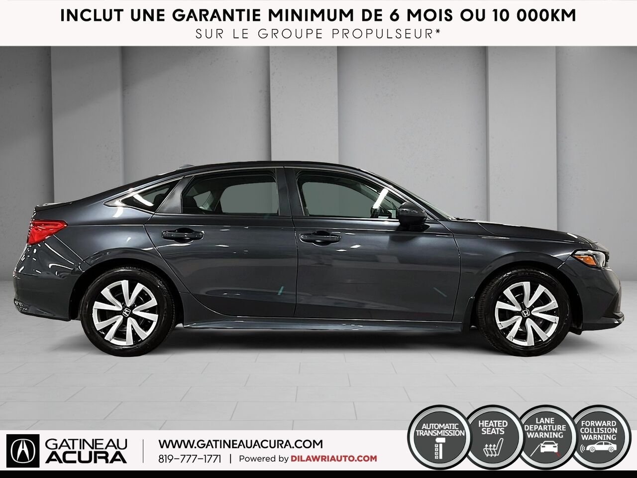 2024 Honda Civic LX Grey Ottawa & Gatineau - photo #13