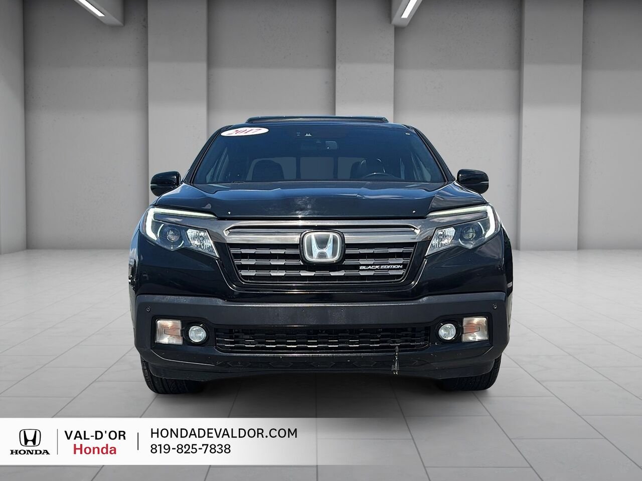 Honda Ridgeline Black Edition cabine multiplace 4RM 2017 Noir Val-d'Or - photo #1