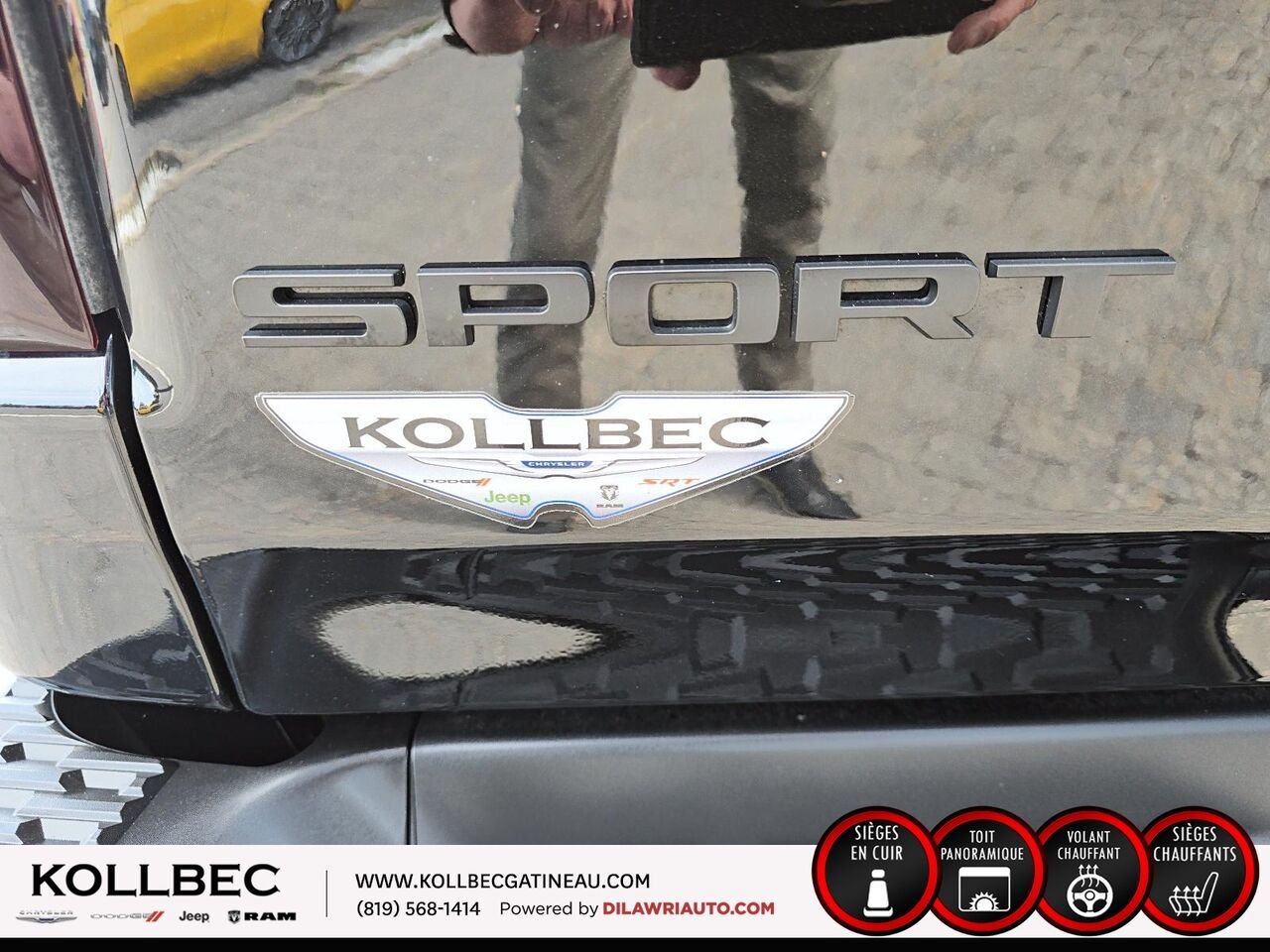 RAM 1500 SPORT 26861 | Sport Crewcab 4x4 2025 Noir Gatineau - photo #16