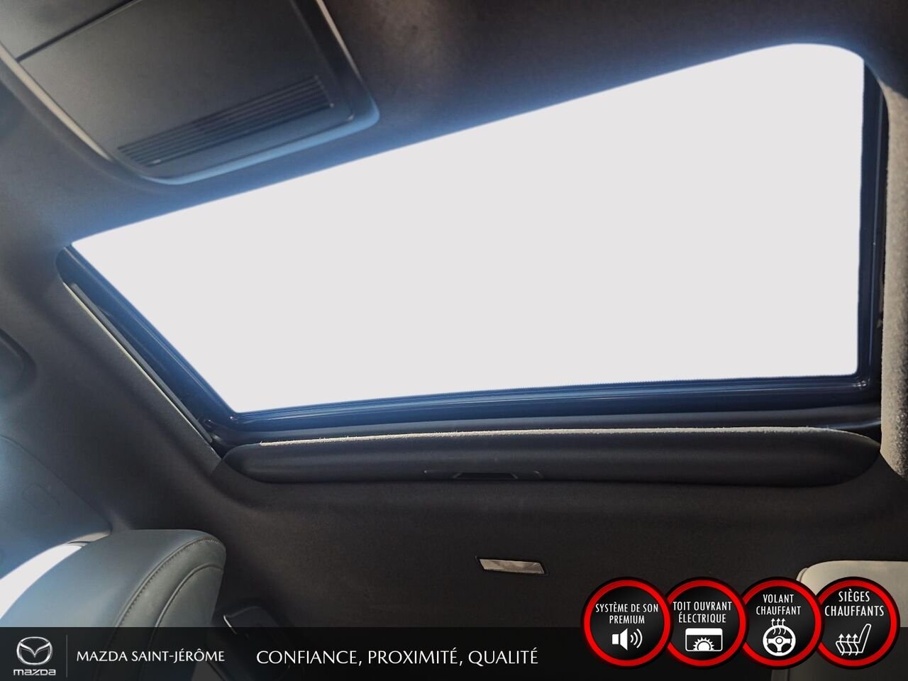 Mazda Mazda3 Sport GT | 30 000 KM | CUIR | TOIT OUVRANT | NAVIGATION 2022 Noir Saint-Jérôme - photo #18