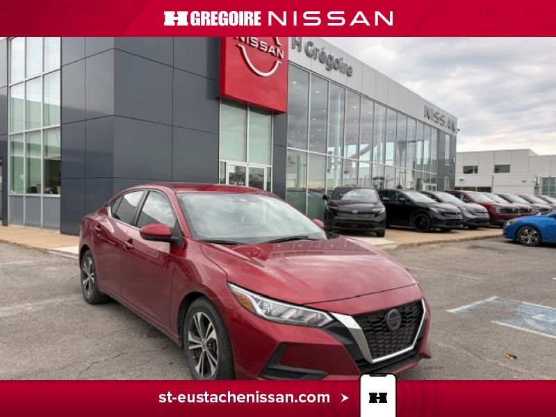 2023 Nissan Sentra SV DEM. A DISTANCE SIEGES CHAUFFANTS APPLE CARPLAY Red