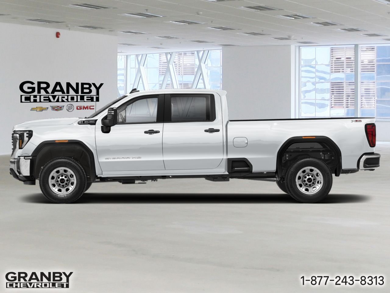 GMC Sierra 3500HD Pro cabine multiplace 4RM 159 po | 2026 Blanc sommet Granby - photo #1