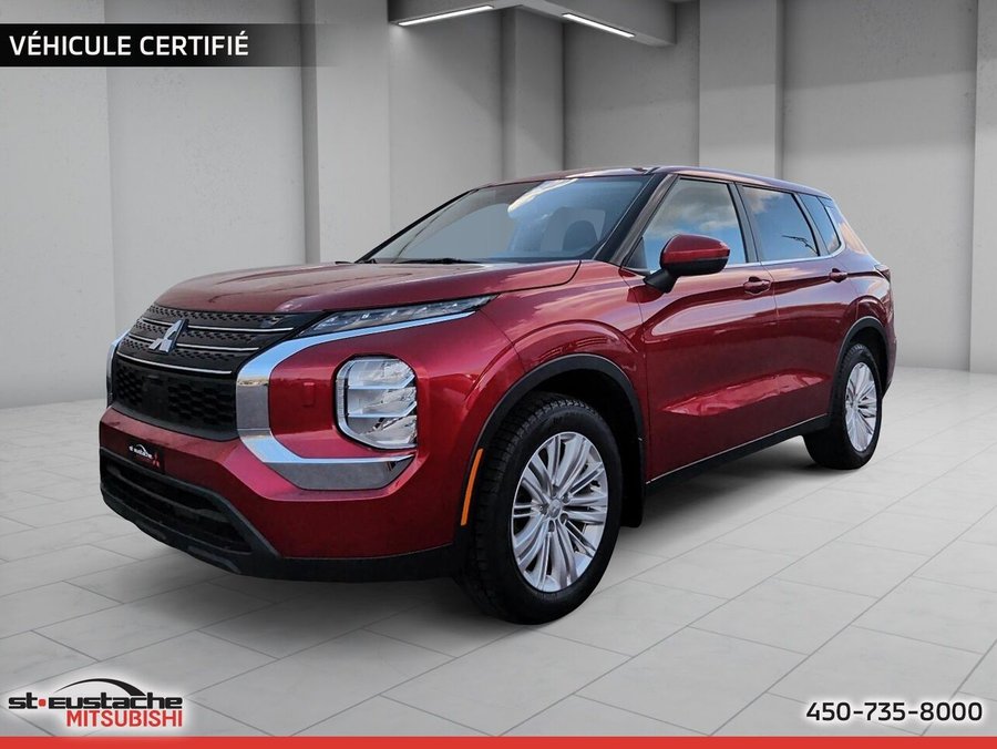 Mitsubishi Outlander ES S-AWC-BANC CHAUFFANT-CAMERA DE RECUL-CARPLAY/ANDROID AUTO 2024 Rouge