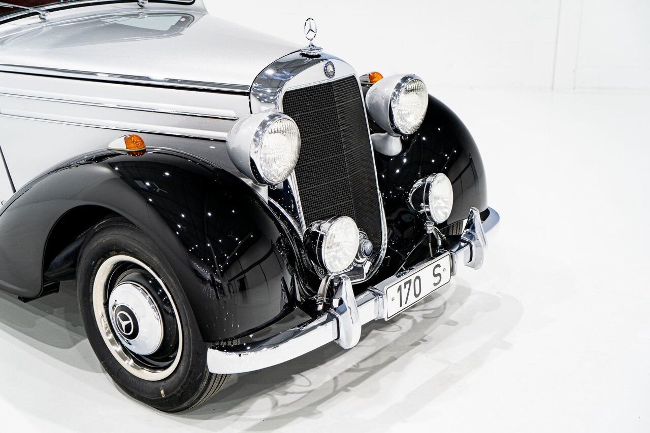 Mercedes-Benz 170S Cabriolet B Wonderfully Presented Old Restoration 1950 Gris Montréal - photo #3