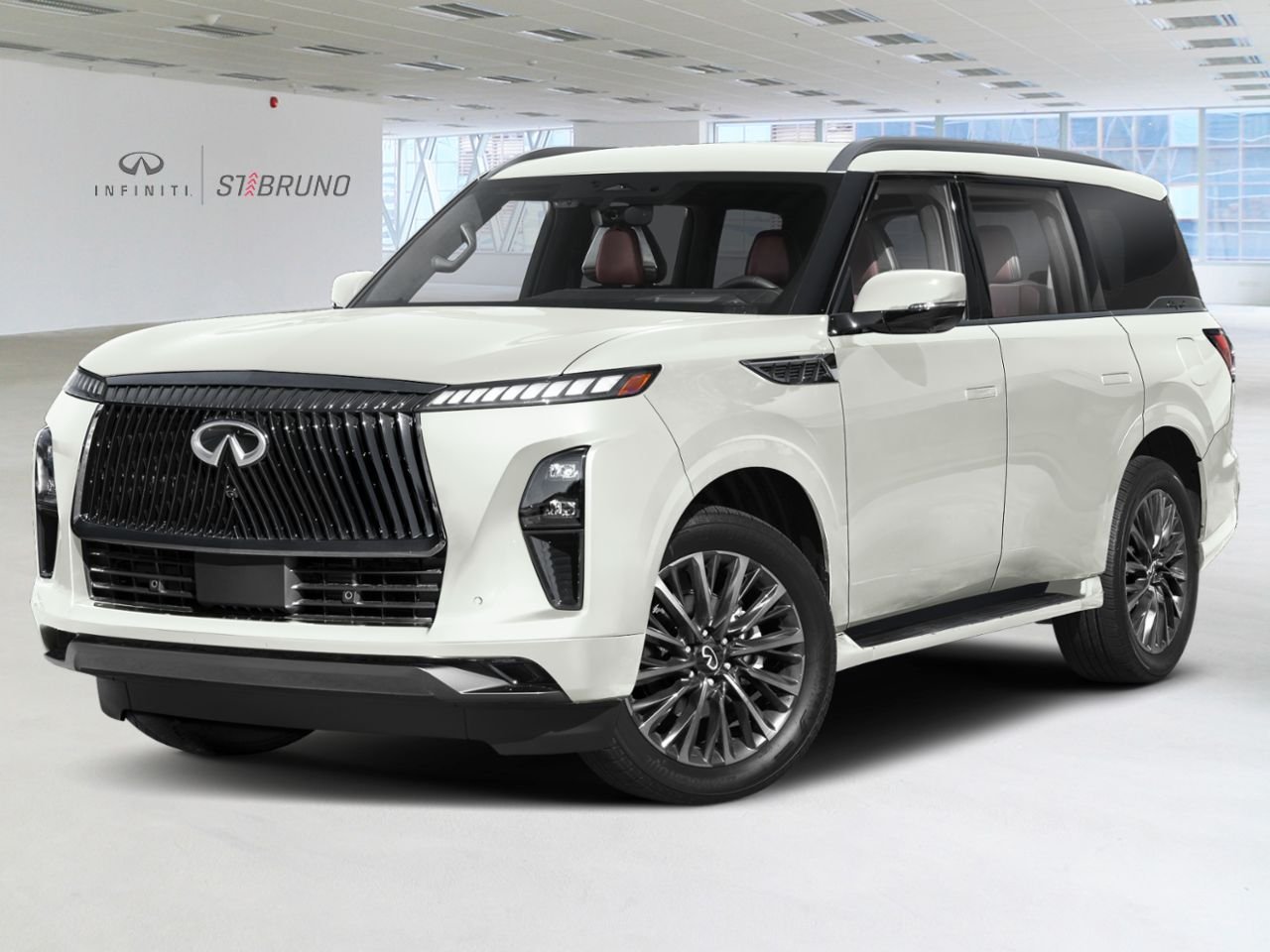 2027 INFINITI QX80 Radiant White TriCoat Pearl Saint-Basile-le-Grand - photo #0