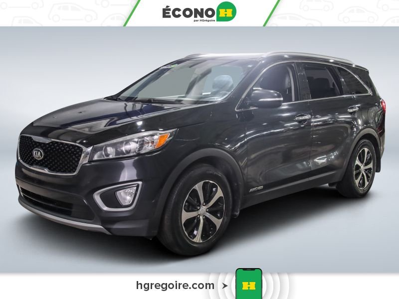 Kia Sorento EX V6 7 PASSAGERS AWD CUIR CAMÉRA MAGS 2017 Noir