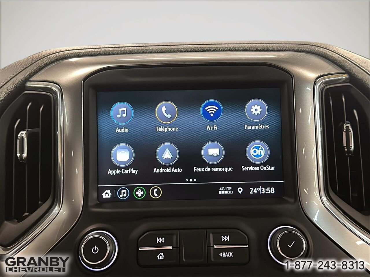 Chevrolet Silverado 1500 LTD LT Trail Boss CREWCAB DIESEL BOITE 6.6 | 25-1110A 2022 Blanc Granby - photo #23