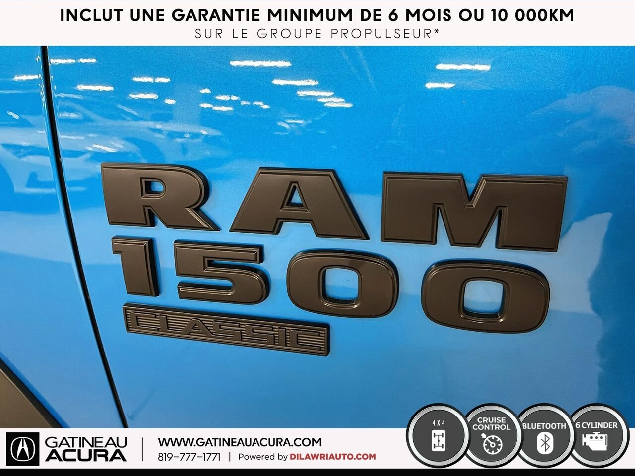 Ram 1500 Classic Warlock Quad Cab 4x4 2021 Bleu Gatineau - photo #14