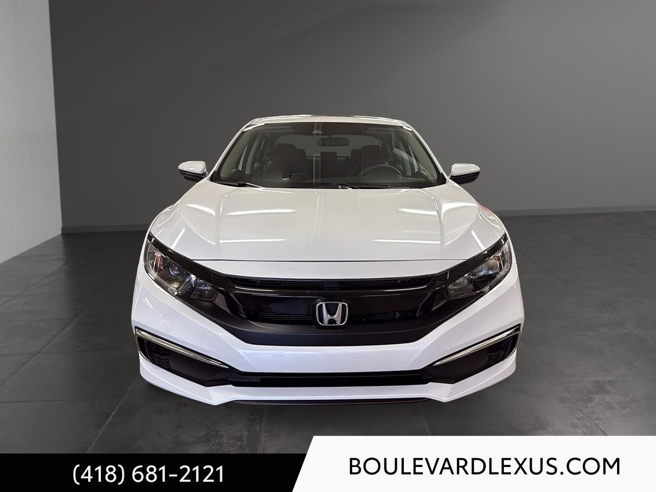 2020 Honda Civic White Quebec - photo #1