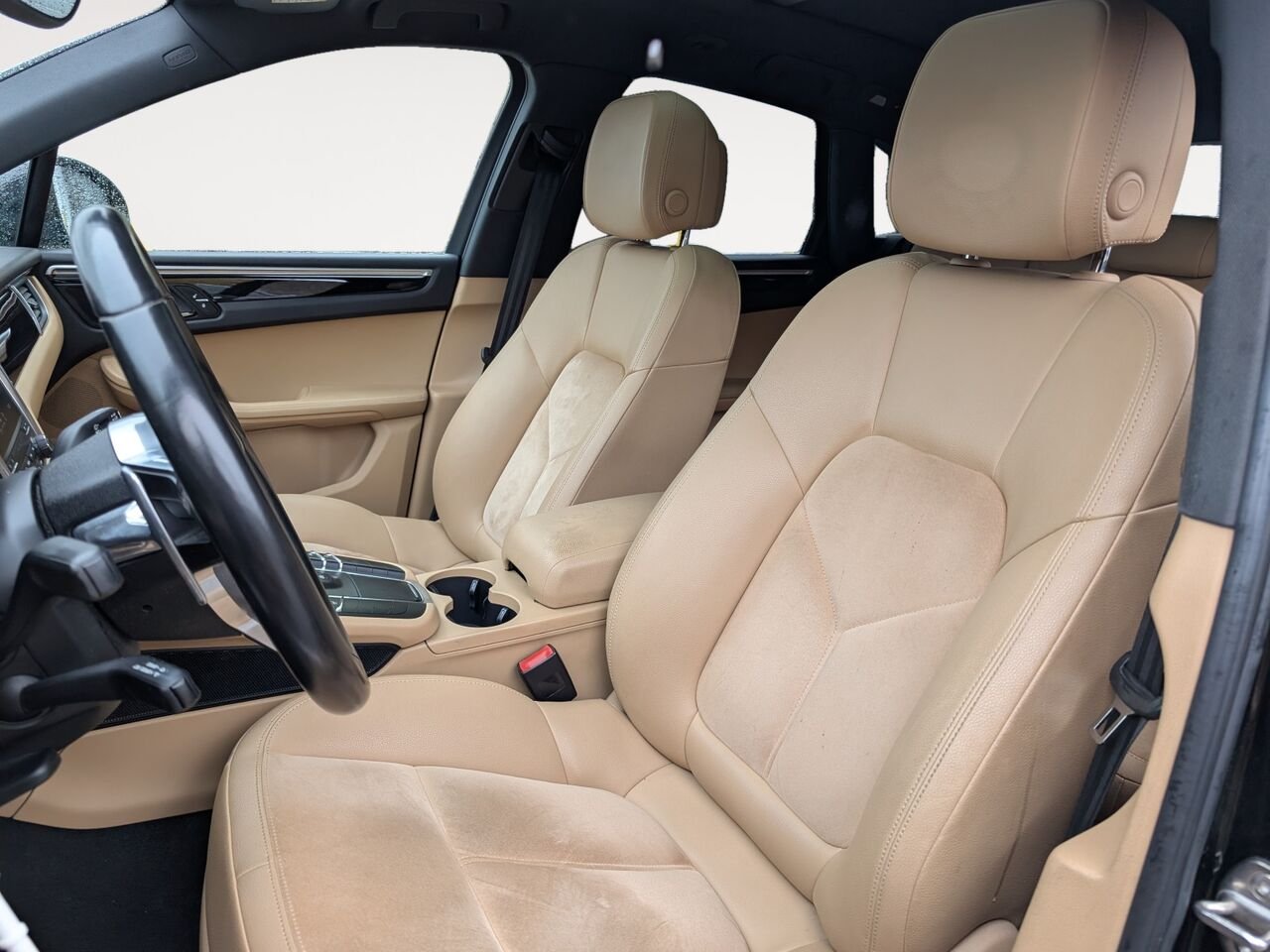 Porsche Macan S/AWD/SIÈGES EN CUIR ET CHAUFFANTS/TOIT OUVRANT PANORAMIQUE/BLUETOOTH/AC BIZONE 2017 Noir Sherbrooke - photo #6