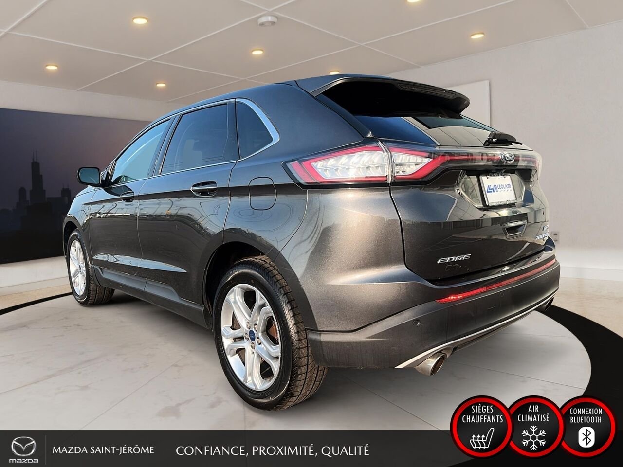 Ford Edge 2018 Gris Ste-Agathe des Monts - photo #9