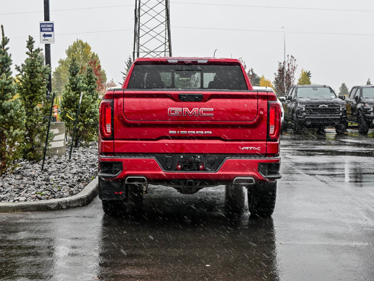 2024 GMC Sierra 1500 4WD Crew Cab 147 AT4 Red Sherwood Park - photo #11