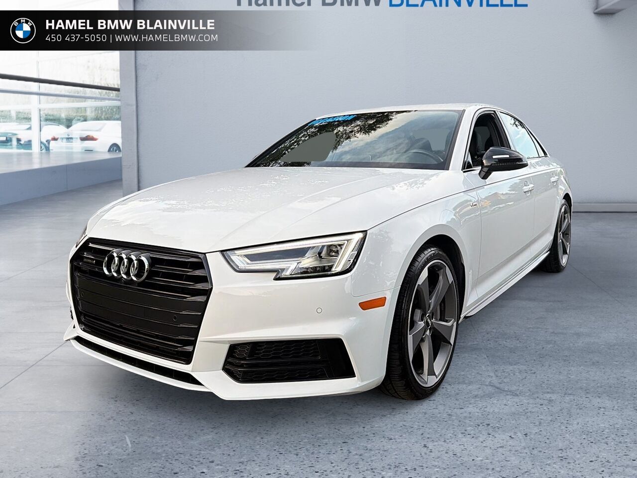 White 2018 Audi A4 Sedan Automatic