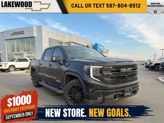 2024 GMC Sierra 1500 Elevation Premium 3.0L Duramax X31 | Power Sunroof Black
