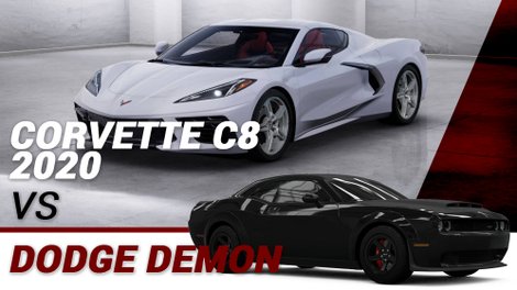 Corvette C8 2020 vs Dodge Demon