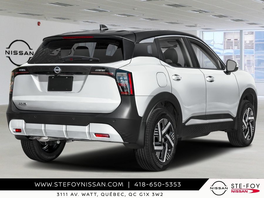 NISSAN Kicks K6465 2026 Blanc d'Aspen triple couche/Noir intense