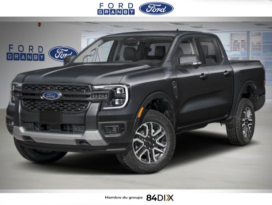 Ford Ranger LARIAT cabine SuperCrew 4RM caisse de 5 pi 2026 Noir ombre