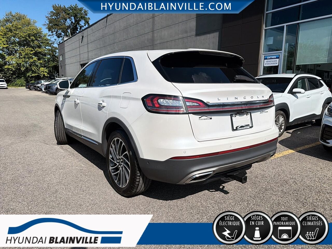 2019 Lincoln Nautilus White Blainville - photo #5