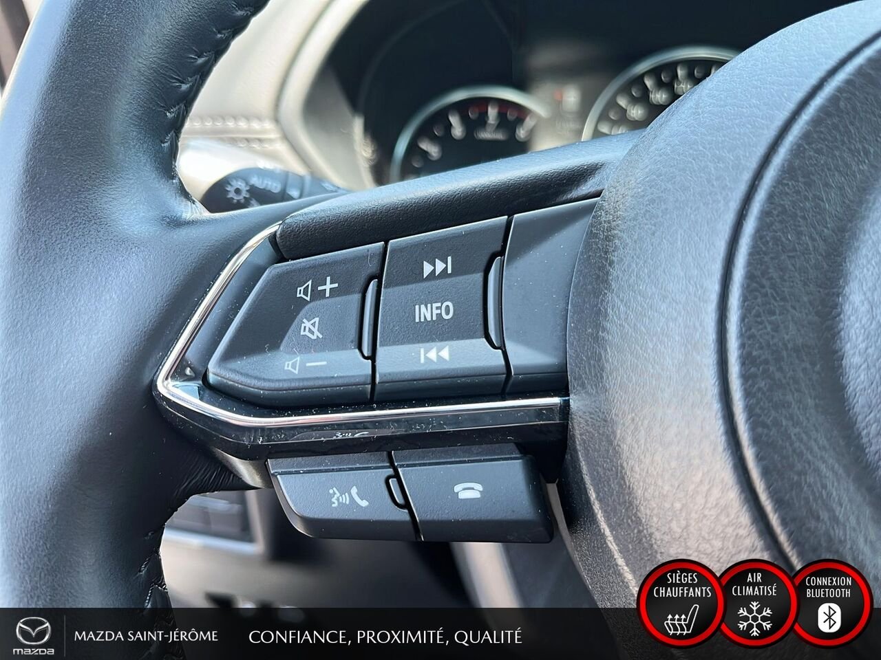 Mazda CX-5 GS LUXURY | TOIT OUVRANT | CUIR | AWD | 2023 Blanc Saint-Jérôme - photo #14